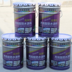 高弹性丙烯酸酯防水涂料合成高分子防水涂膜地下室防水防潮材料