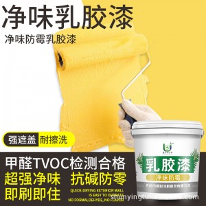 内墙乳胶漆环保水性漆墙面翻新涂料可调色白色内墙漆彩色墙面涂鸦