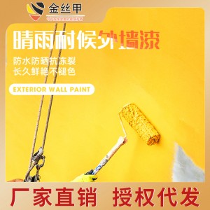 乳胶漆油漆防水防霉防晒涂料彩色翻新外墙漆