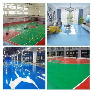 家用防尘耐磨环氧地坪漆商场操场水泥地面防腐防水地平漆