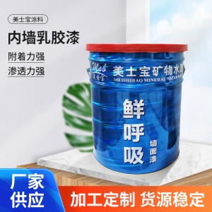 厂家现货 乳胶漆墙面装饰乳胶漆 内墙乳胶漆耐污墙面 家装内墙漆