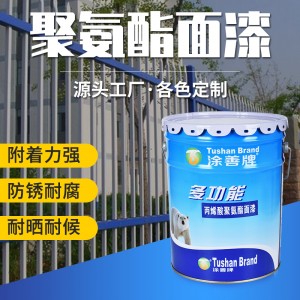 丙烯酸聚氨酯面漆钢结构防腐涂料脂肪族聚氨酯磁漆车箱防锈2K油漆